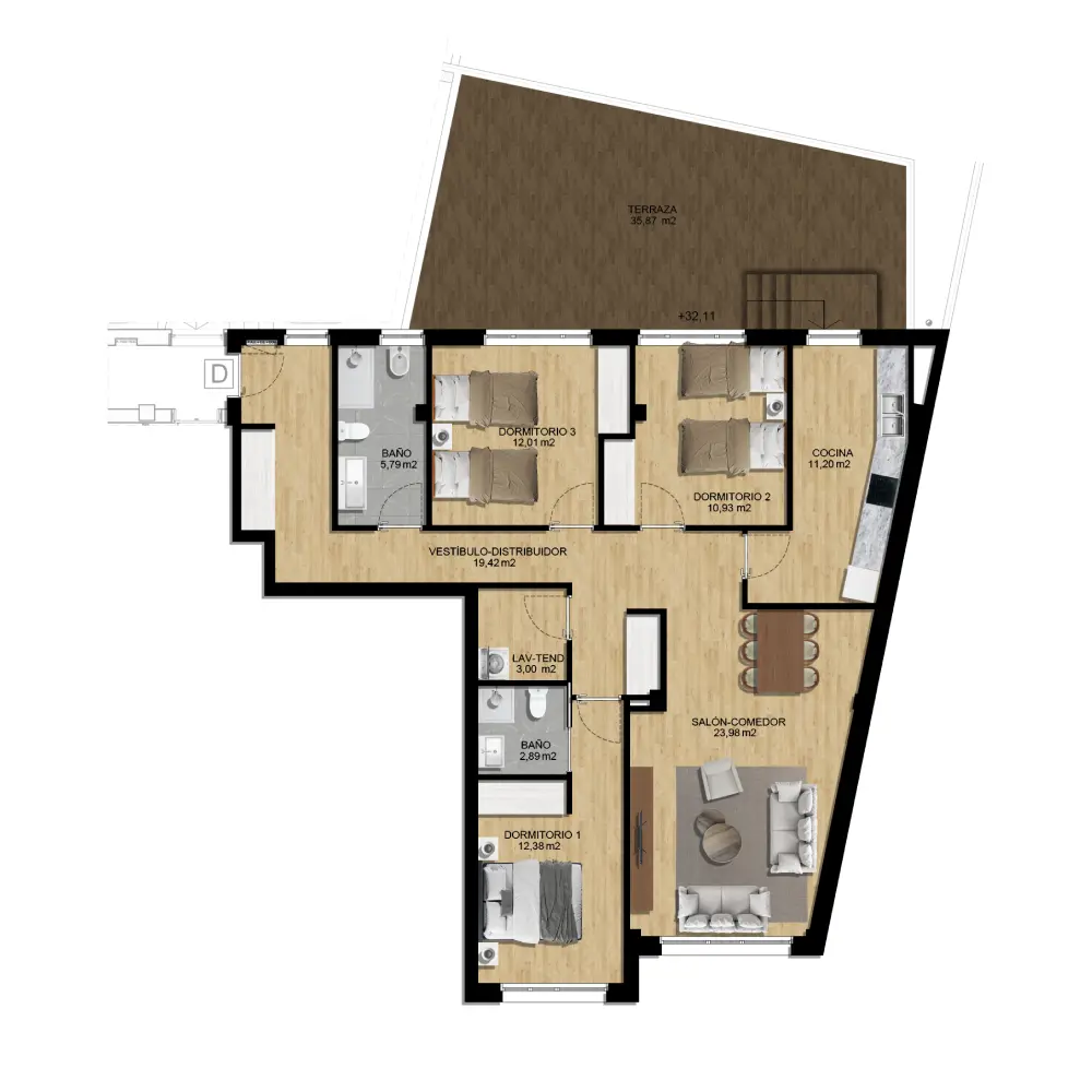 Vivienda tipo D