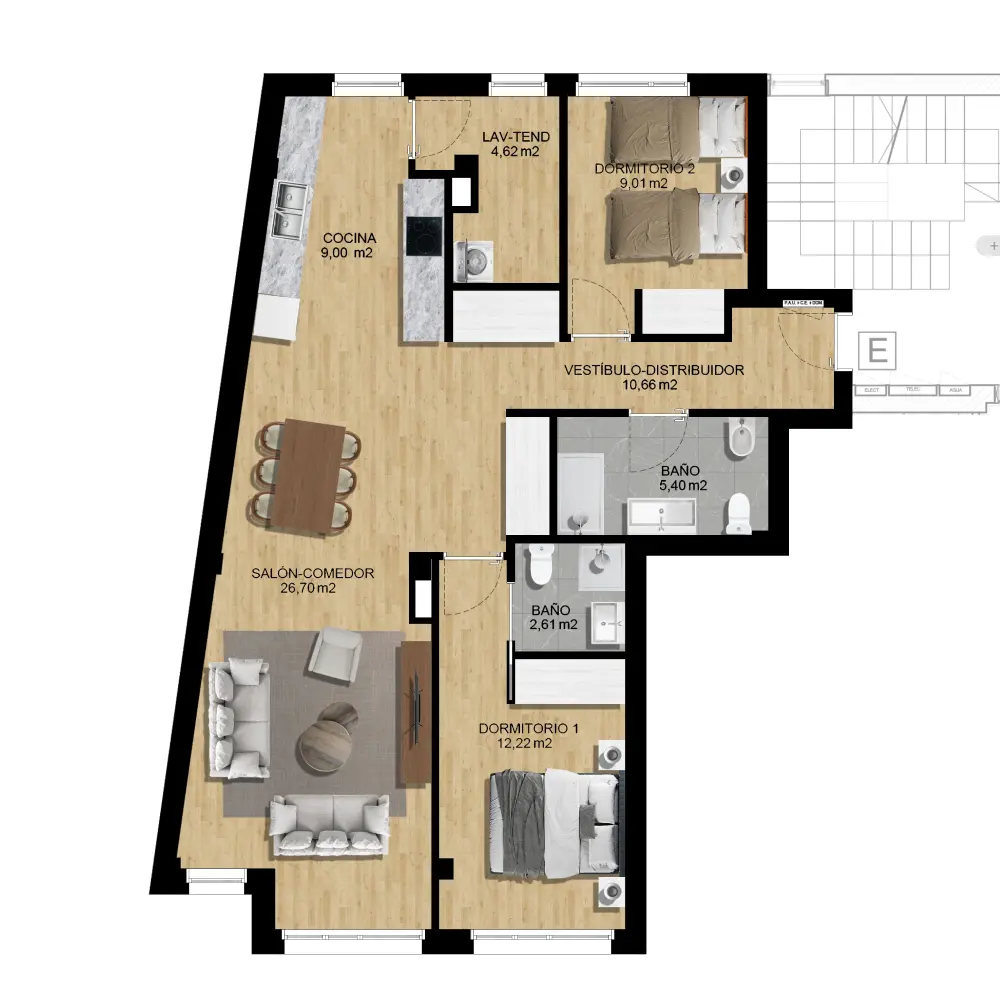 Vivienda tipo E
