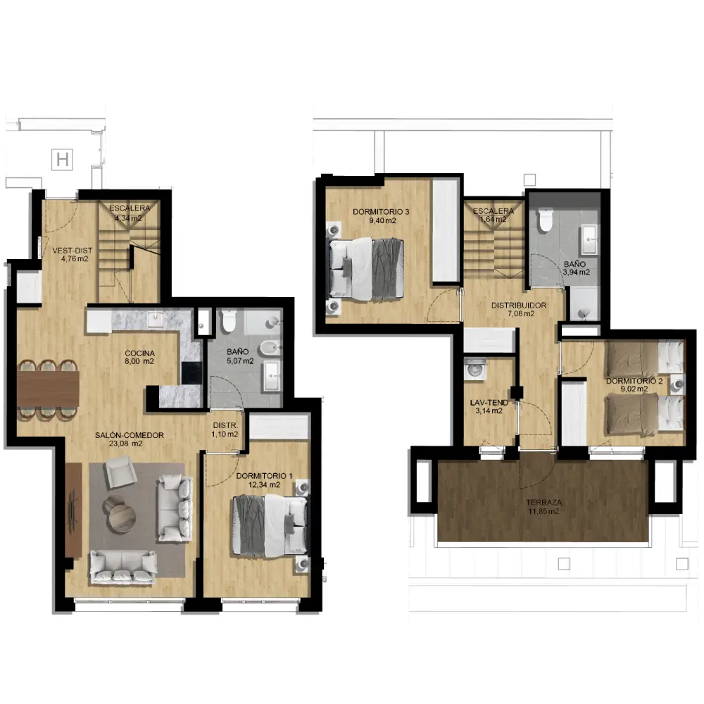 Vivienda tipo H