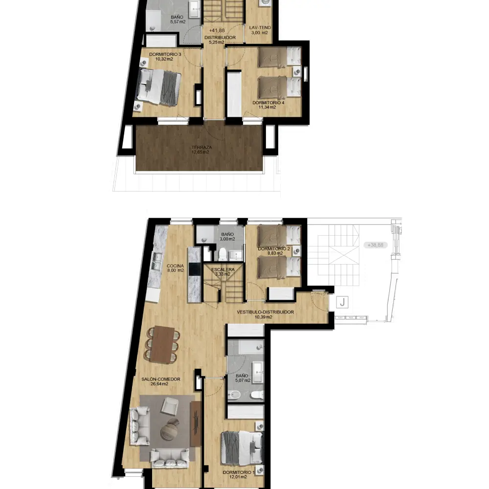 Vivienda tipo J